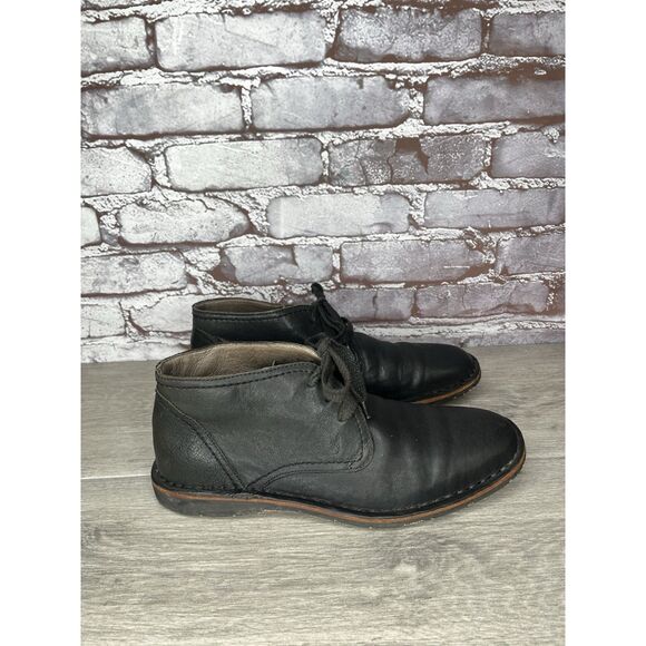 John Varvatos Portland Chukka Lace Up Shoes Black Soft Leather Men Sz 8M US/41EU main image 10